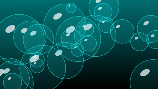 Stormy Teal bubbles desktop wallpaper — free 4K stormy teal wallpaper 3840x2160