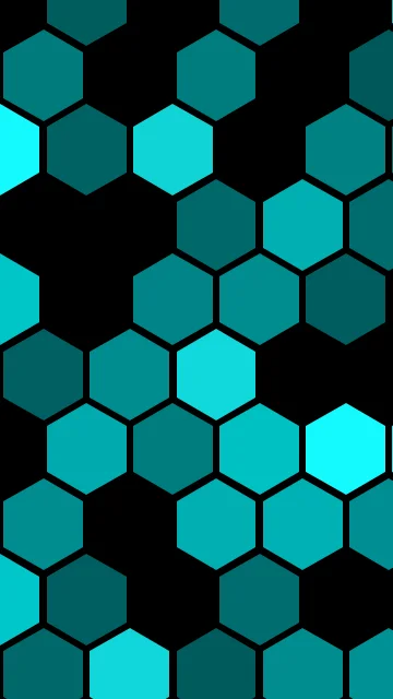 Stormy Teal hexagon phone wallpaper — free HD stormy teal mobile wallpaper 1080x1920