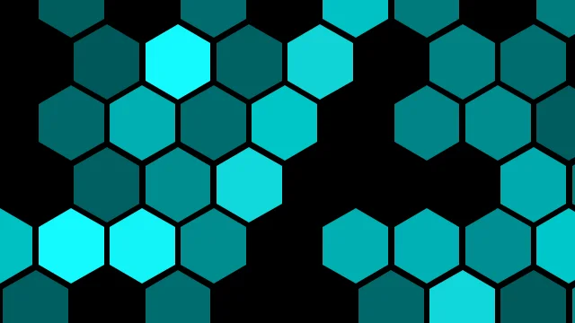 Stormy Teal hexagon desktop wallpaper — free 4K stormy teal wallpaper 3840x2160