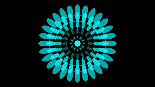 Stormy Teal mandala desktop wallpaper — free 4K stormy teal wallpaper 3840x2160