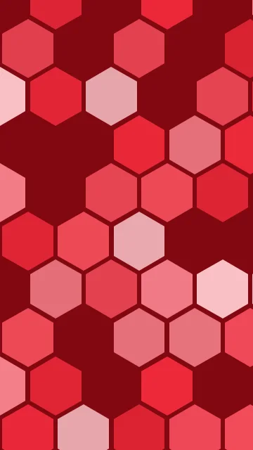 Strawberry Red hexagon phone wallpaper — free HD strawberry red mobile wallpaper 1080x1920