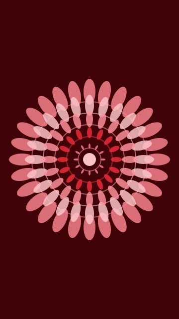 Strawberry Red mandala phone wallpaper — free HD strawberry red mobile wallpaper 1080x1920