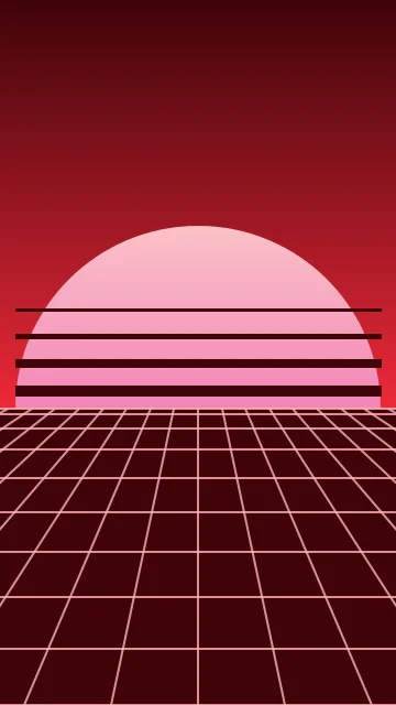 Strawberry Red vaporwave phone wallpaper — free HD strawberry red mobile wallpaper 1080x1920