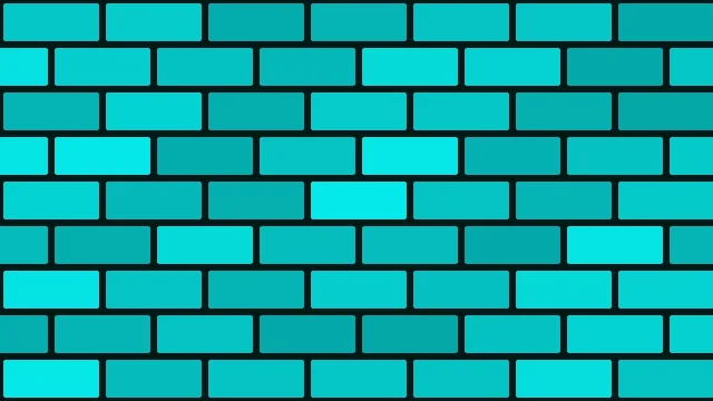 Strong Cyan brick background — free HD strong cyan color wallpaper 1920x1080