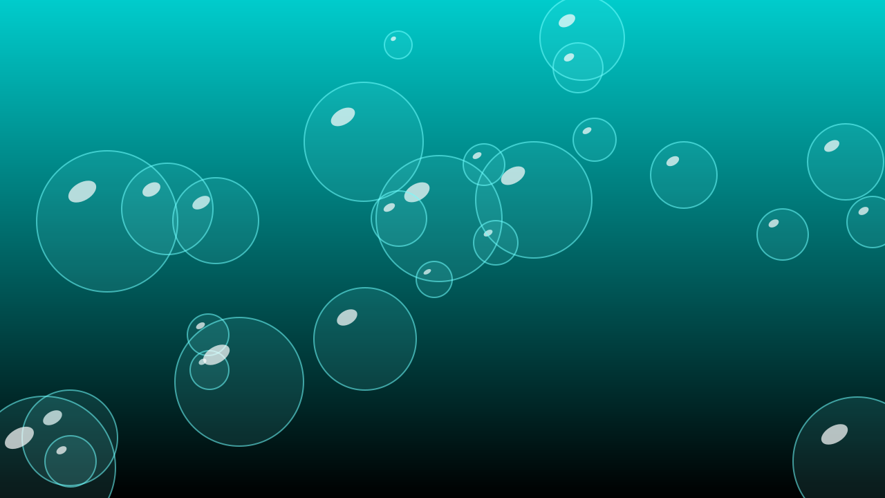 Strong Cyan bubbles background — free HD strong cyan color wallpaper 1920x1080