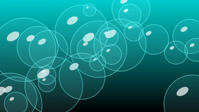 Strong Cyan bubbles background — free HD strong cyan color wallpaper 1920x1080