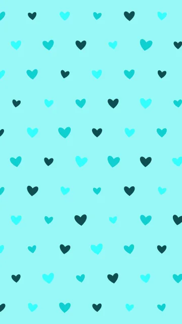 Strong Cyan hearts phone wallpaper — free HD strong cyan mobile wallpaper 1080x1920