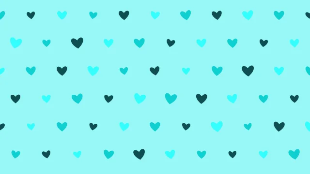 Strong Cyan hearts background — free HD strong cyan color wallpaper 1920x1080