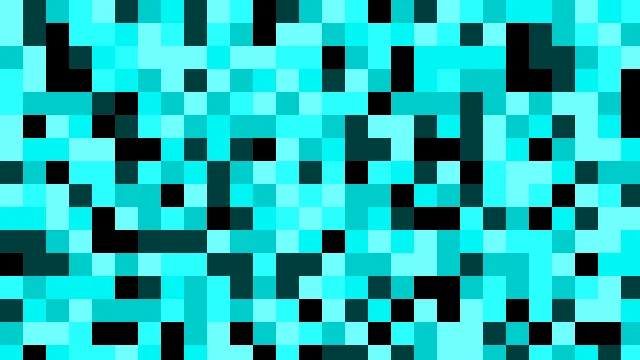 Strong Cyan pixel background — free HD strong cyan color wallpaper 1920x1080