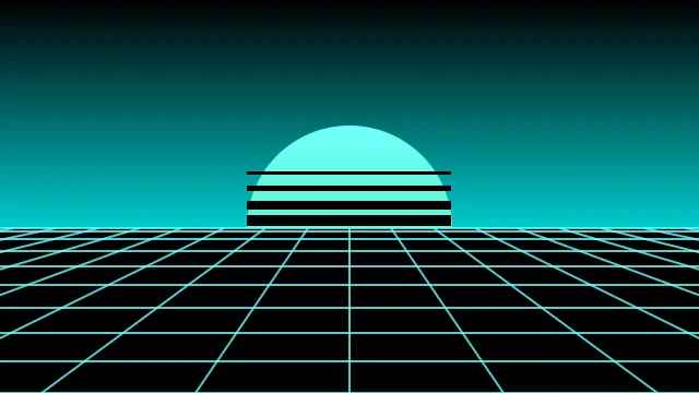 Strong Cyan vaporwave background — free HD strong cyan color wallpaper 1920x1080