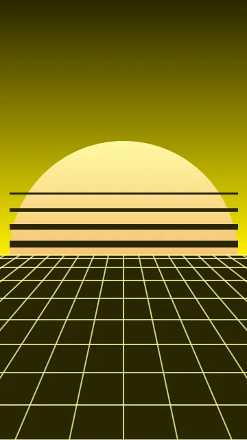 Sunbeam Yellow vaporwave phone wallpaper — free HD sunbeam yellow mobile wallpaper 1080x1920