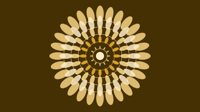 Sunflower Gold mandala background — free HD sunflower gold color wallpaper 1920x1080
