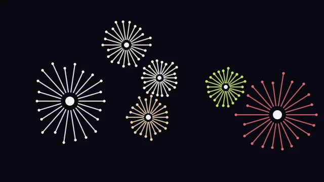 Sunlit Clay fireworks background — free HD sunlit clay color wallpaper 1920x1080