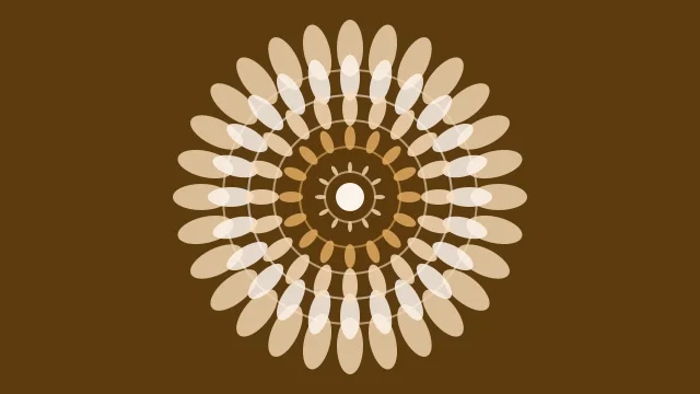 Sunlit Clay mandala background — free HD sunlit clay color wallpaper 1920x1080