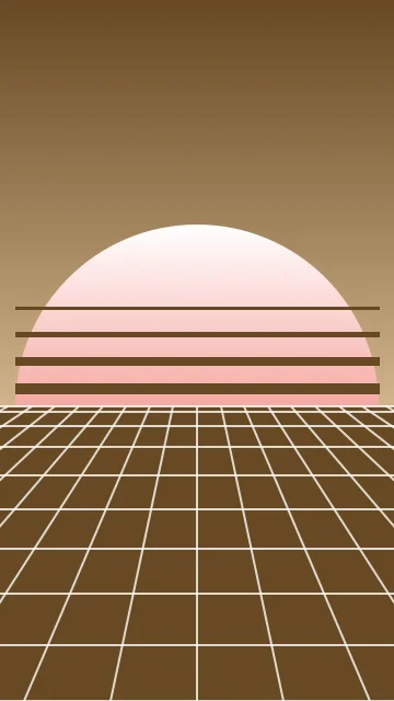 Tan vaporwave phone wallpaper — free HD tan mobile wallpaper 1080x1920