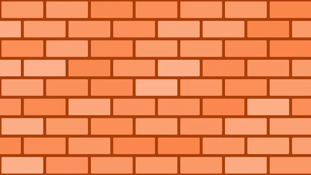 Tangerine Dream brick background — free HD tangerine dream color wallpaper 1920x1080