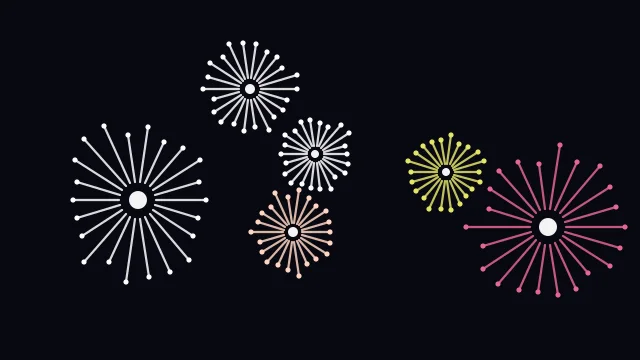 Tangerine Dream fireworks background — free HD tangerine dream color wallpaper 1920x1080