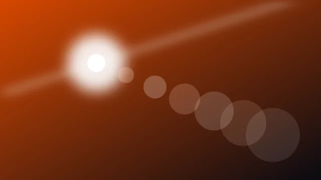 Tangerine Dream lens flare background — free HD tangerine dream color wallpaper 1920x1080