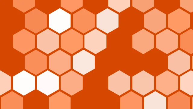 Tangerine Dream hexagon background — free HD tangerine dream color wallpaper 1920x1080