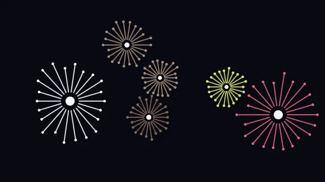 Taupe fireworks background — free HD new year background