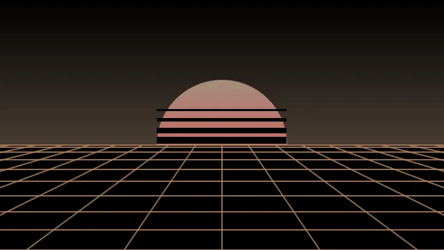 Taupe vaporwave background — free HD taupe color wallpaper 1920x1080