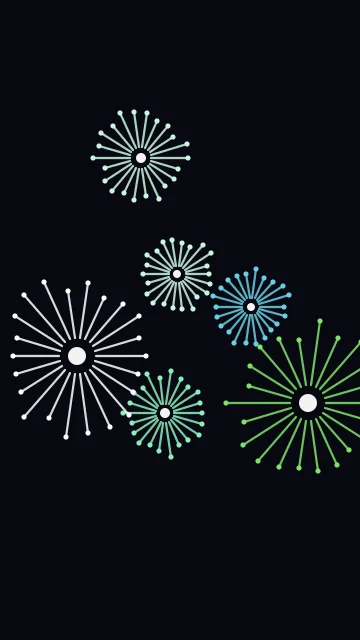 Teal 400 fireworks phone wallpaper — free HD teal 400 mobile wallpaper 1080x1920