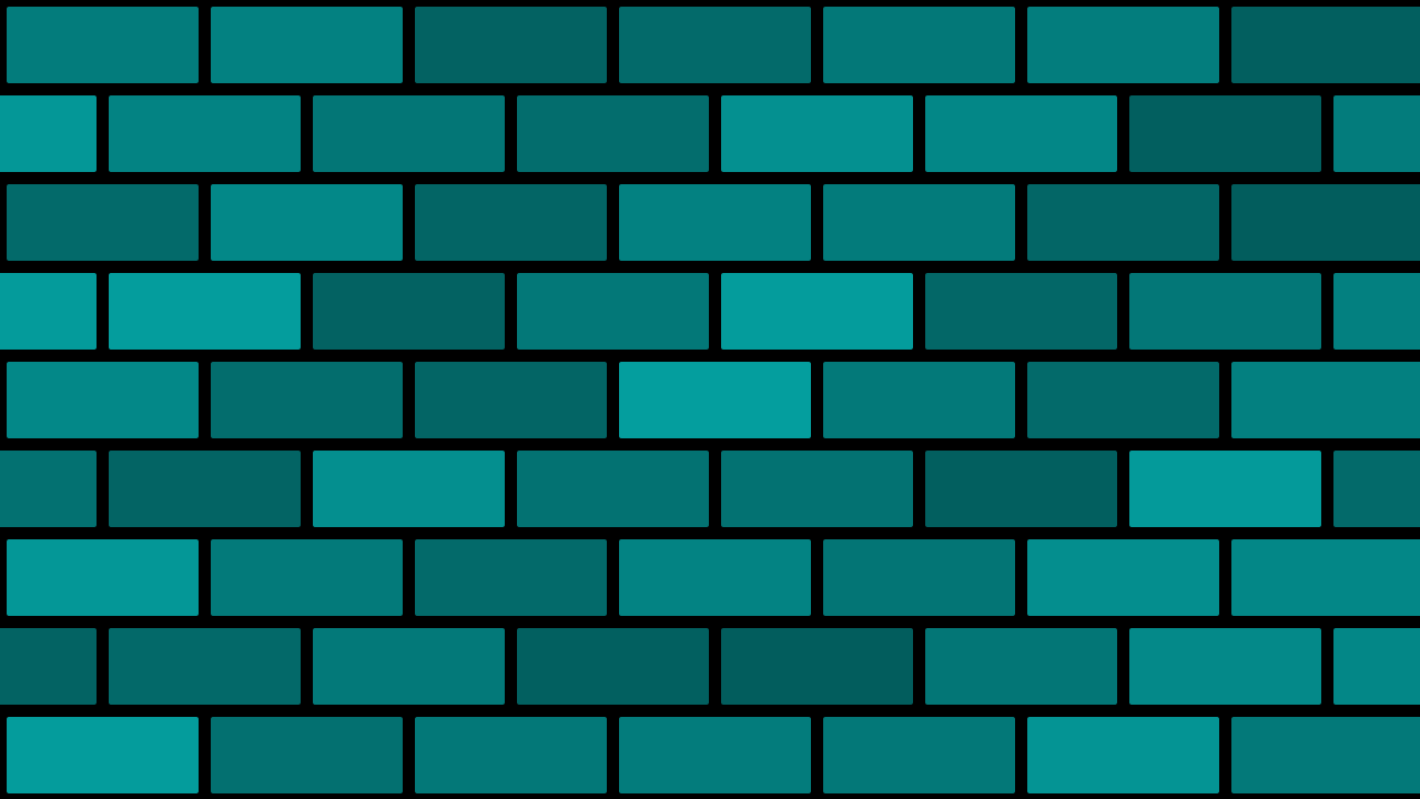 Teal brick background — free HD teal color wallpaper 1920x1080