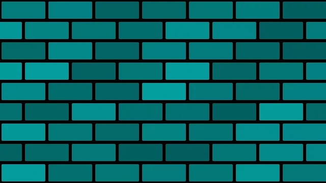 Teal brick desktop wallpaper — free 4K teal wallpaper 3840x2160