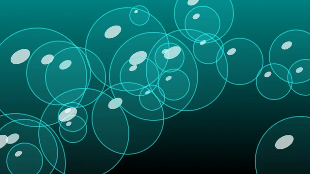Teal bubbles desktop wallpaper — free 4K teal wallpaper 3840x2160