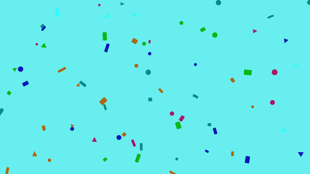 Teal confetti background — free HD teal color wallpaper 1920x1080
