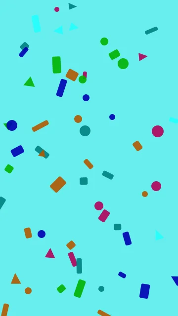 Teal confetti phone wallpaper — free HD teal mobile wallpaper 1080x1920