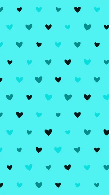 Teal hearts phone wallpaper — free HD teal mobile wallpaper 1080x1920