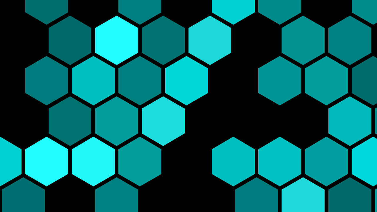 Teal hexagon background — free HD teal color wallpaper 1920x1080