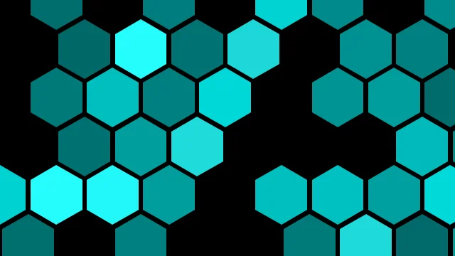 Teal hexagon desktop wallpaper — free 4K teal wallpaper 3840x2160
