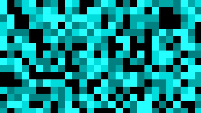 Teal pixel desktop wallpaper — free 4K teal wallpaper 3840x2160
