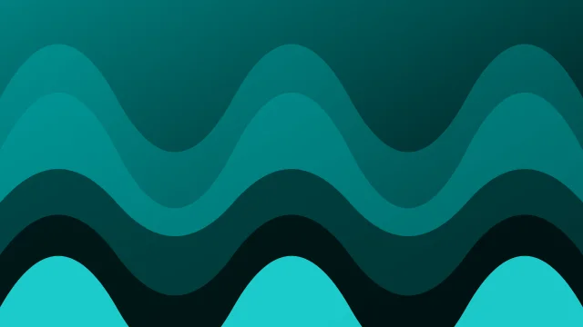 Teal waves desktop wallpaper — free 4K teal wallpaper 3840x2160