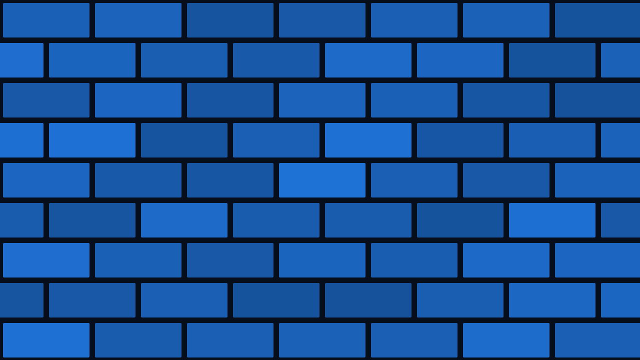 Tech Blue brick background — free HD tech blue color wallpaper 1920x1080