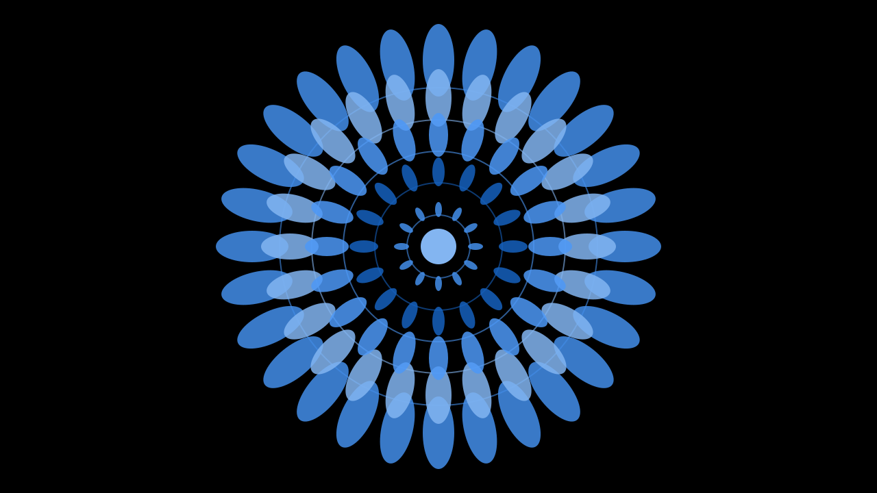 Tech Blue mandala background — free HD tech blue color wallpaper 1920x1080