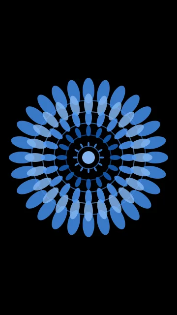 Tech Blue mandala phone wallpaper — free HD tech blue mobile wallpaper 1080x1920