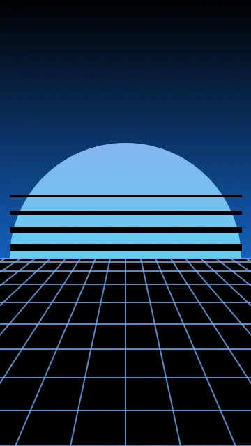 Tech Blue vaporwave phone wallpaper — free HD tech blue mobile wallpaper 1080x1920