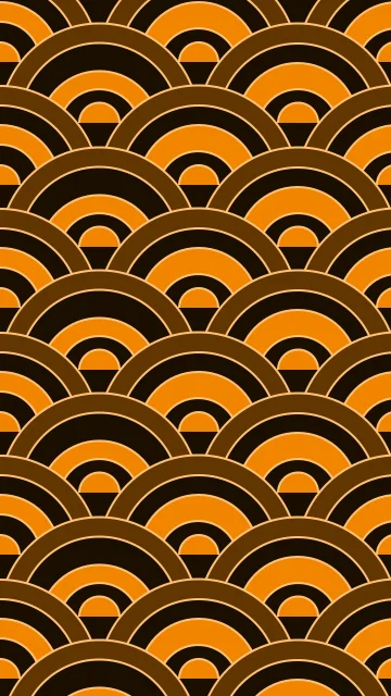 Tiger Orange artdeco phone wallpaper — free HD tiger orange mobile wallpaper 1080x1920