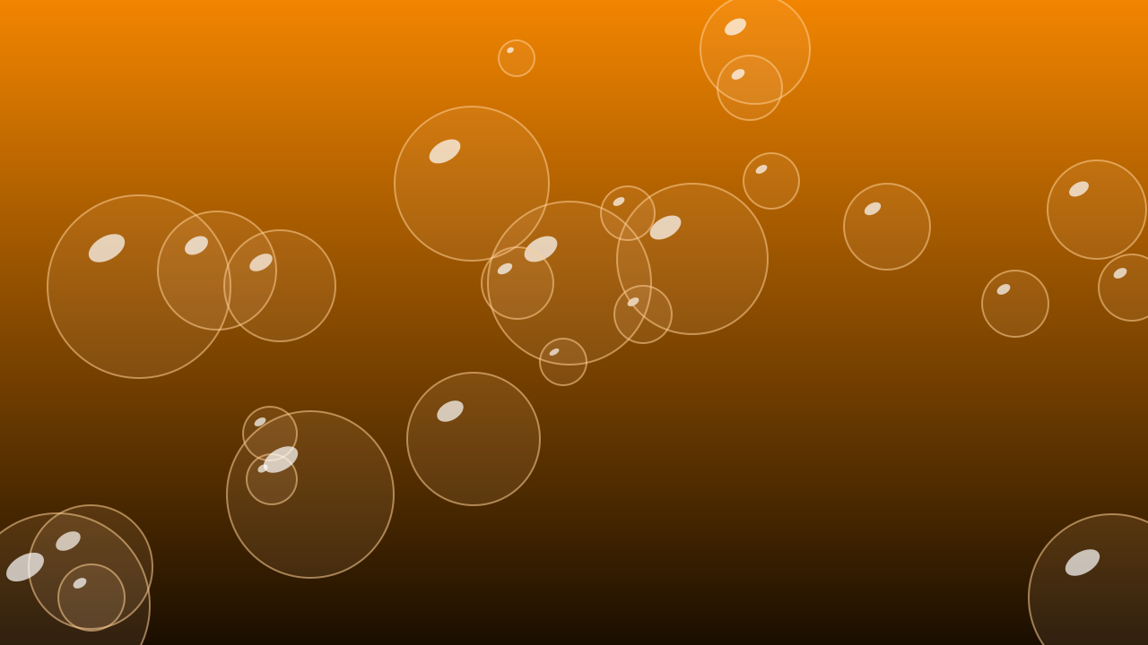 Tiger Orange bubbles background — free HD tiger orange color wallpaper 1920x1080