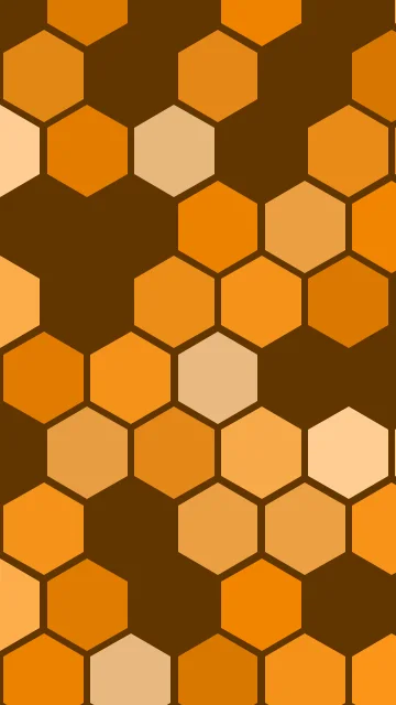 Tiger Orange hexagon phone wallpaper — free HD tiger orange mobile wallpaper 1080x1920