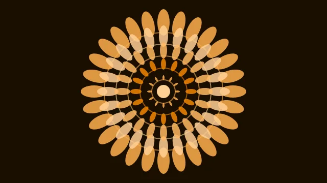Tiger Orange mandala background — free HD tiger orange color wallpaper 1920x1080