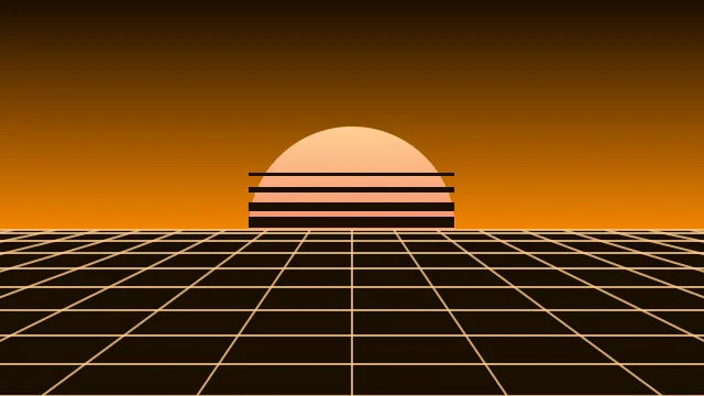 Tiger Orange vaporwave background — free HD tiger orange color wallpaper 1920x1080