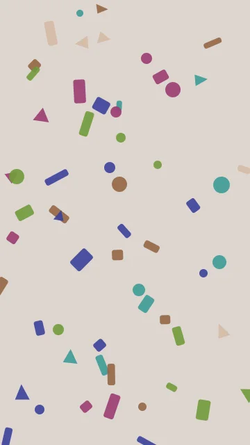 Toffee Brown confetti phone wallpaper — free HD toffee brown mobile wallpaper 1080x1920