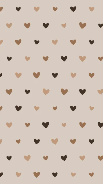 Toffee Brown hearts phone wallpaper — free HD toffee brown mobile wallpaper 1080x1920