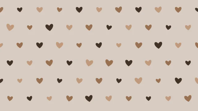 Toffee Brown hearts background — free HD toffee brown color wallpaper 1920x1080