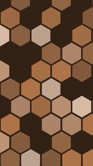 Toffee Brown hexagon phone wallpaper — free HD toffee brown mobile wallpaper 1080x1920