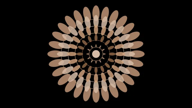 Toffee Brown mandala desktop wallpaper — free 4K toffee brown wallpaper 3840x2160